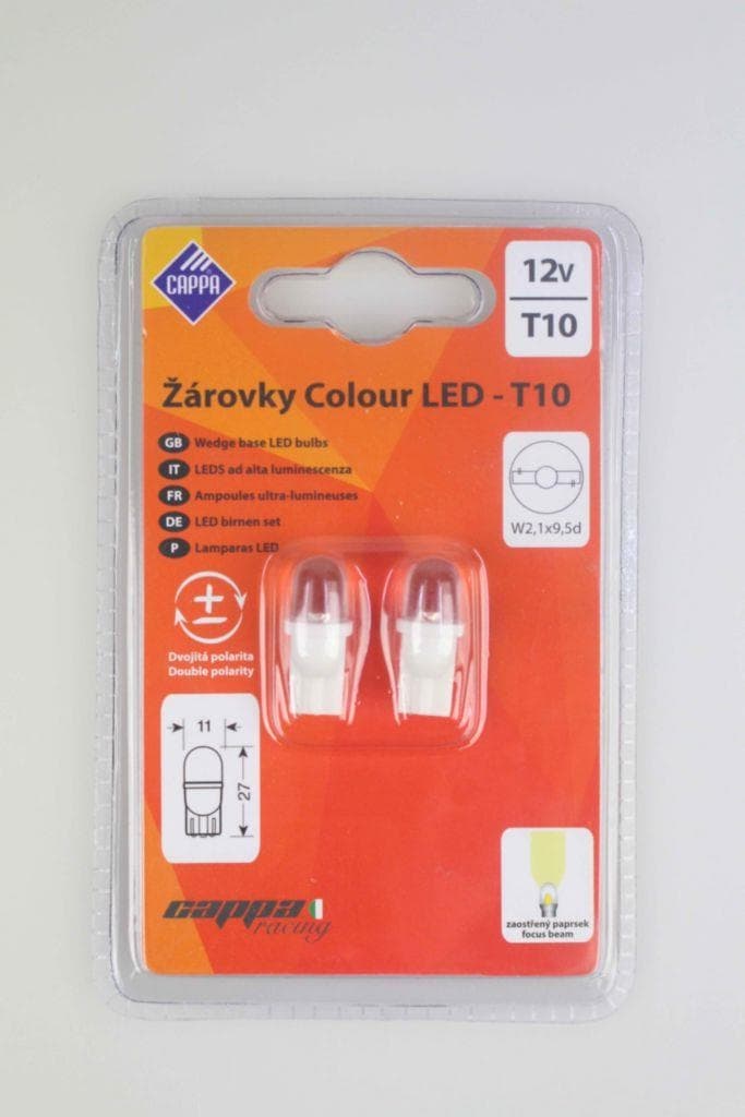 Žárovky Led 12V T10 bílá