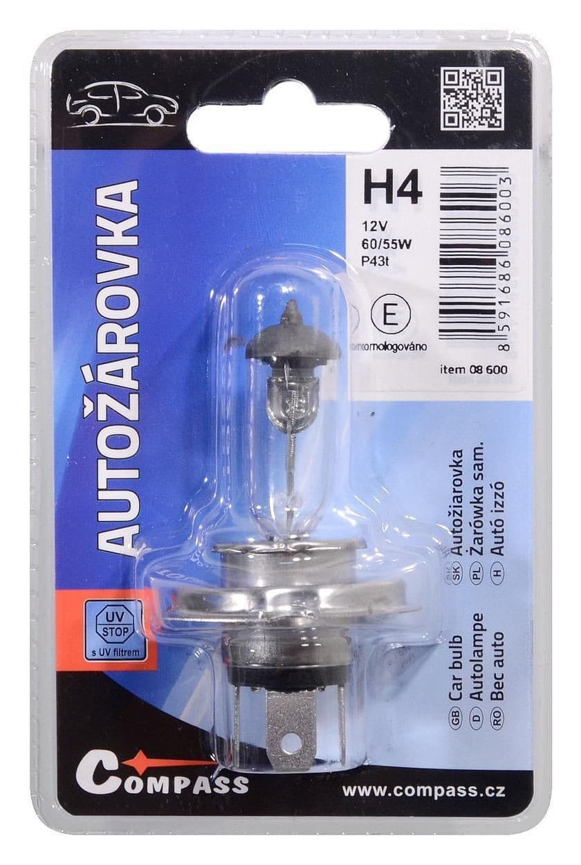 Autožárovka 12V H4 60/55W P43t blister 1ks