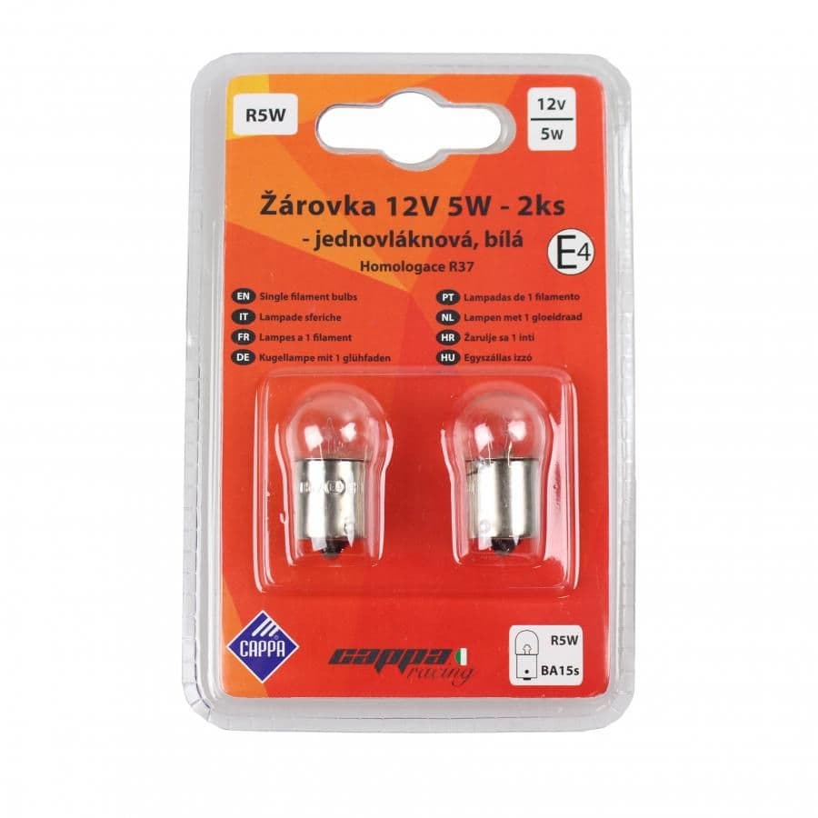 Žárovky 12V 5W Ba15S s