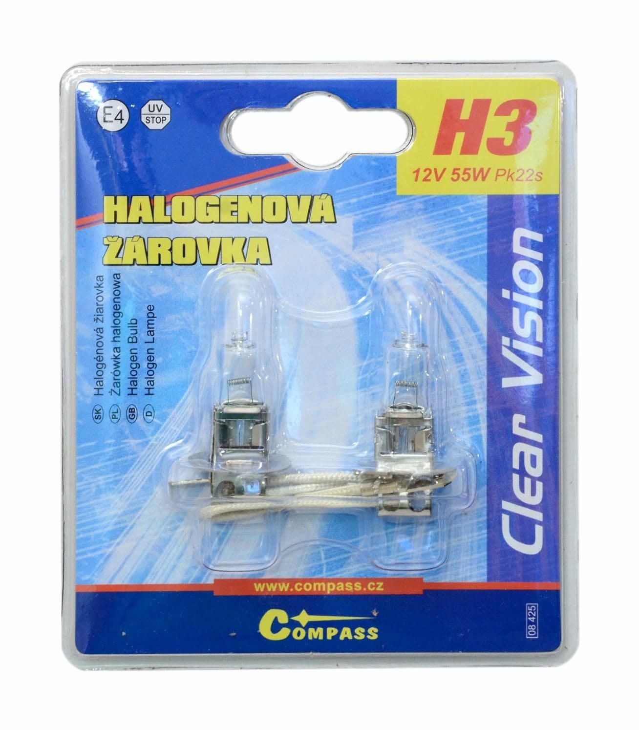Autožárovka 12V H3 55W Pk22s blister 2ks