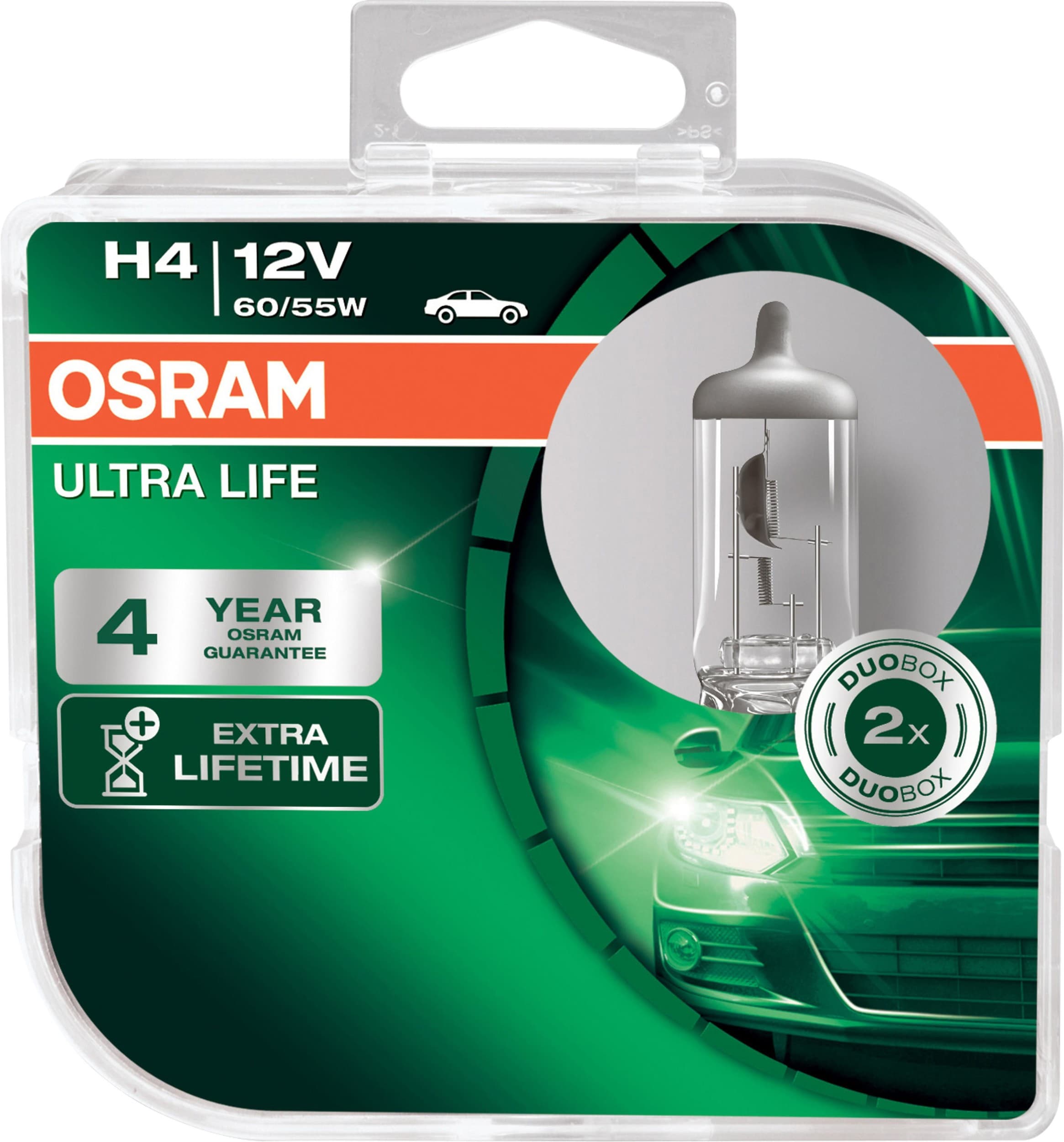 Osram Ultra Life H4 12V 64193ULT-Duobox