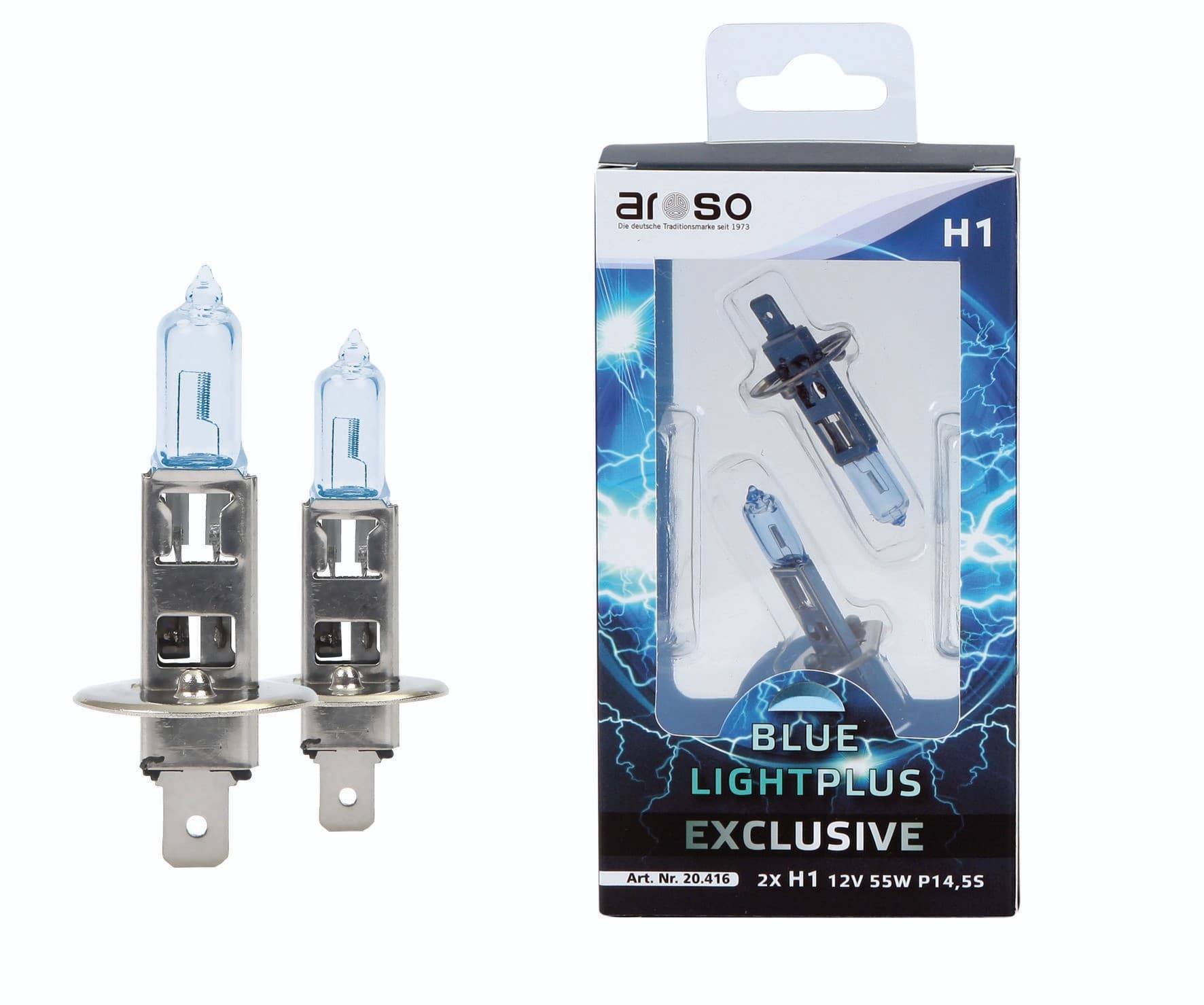 AUTOŽÁROVKA H1 12V  55W BLUE