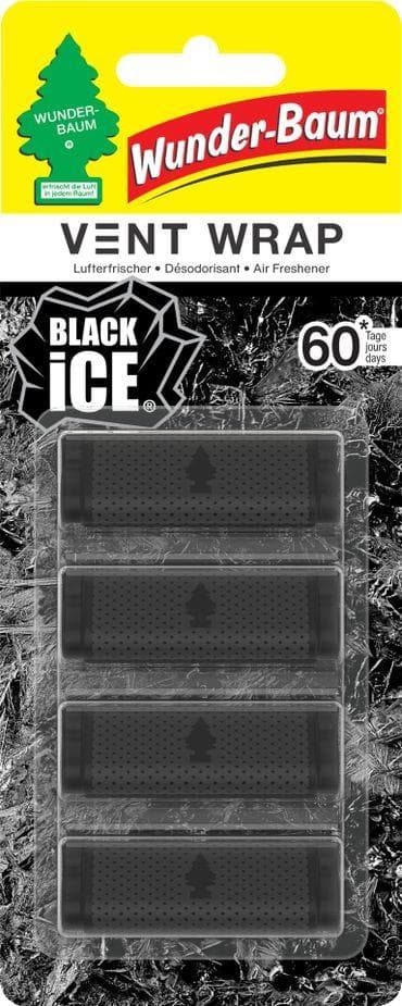 Autovůně Wunderbaum went wrap black ice