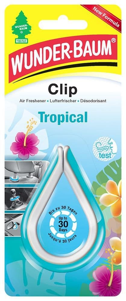 Wunder-Baum Osvěžovač vzduchu clip Tropical 1 ks