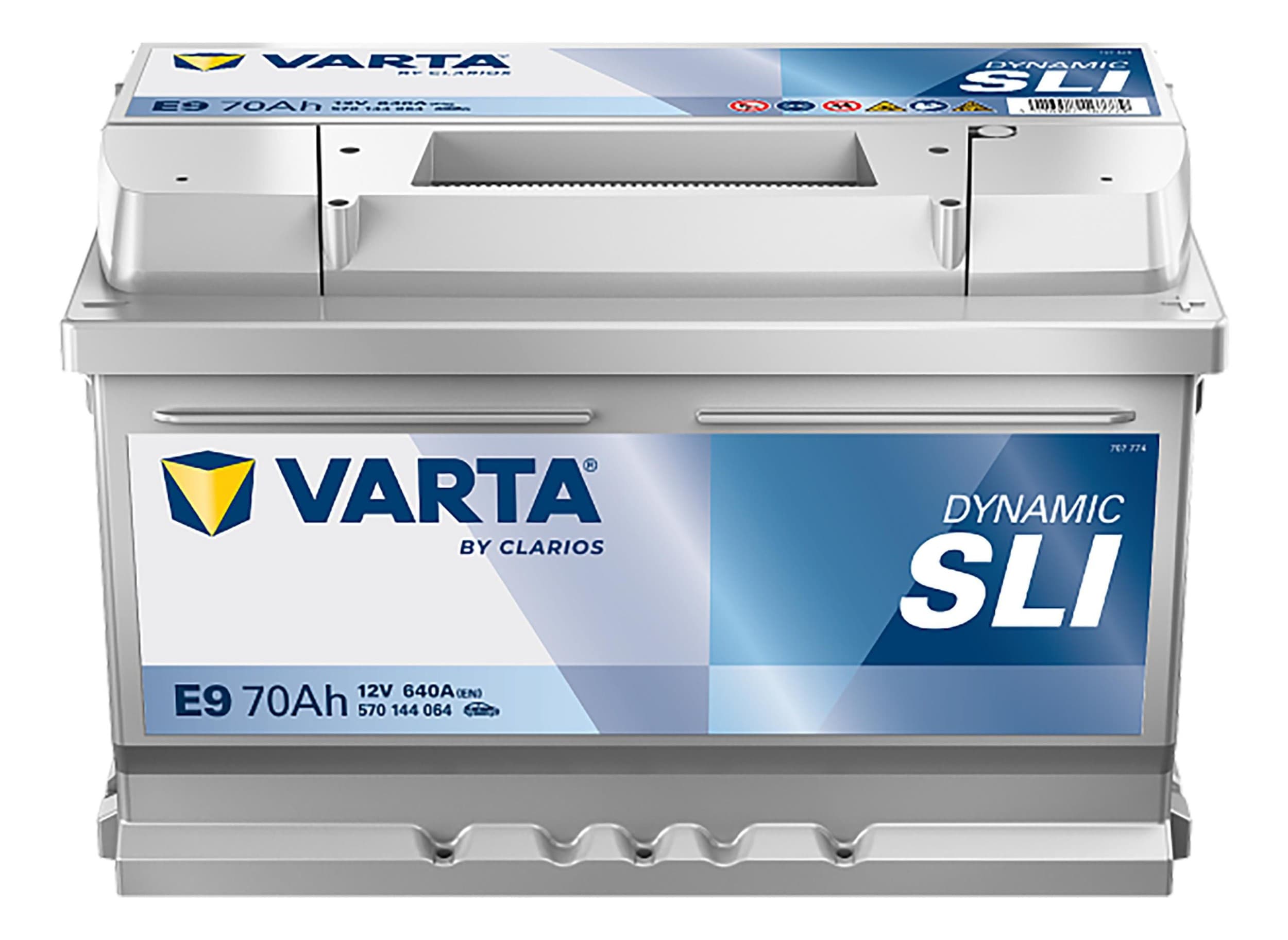 Varta Autobaterie 70AH Black Dynamic 12V, E9