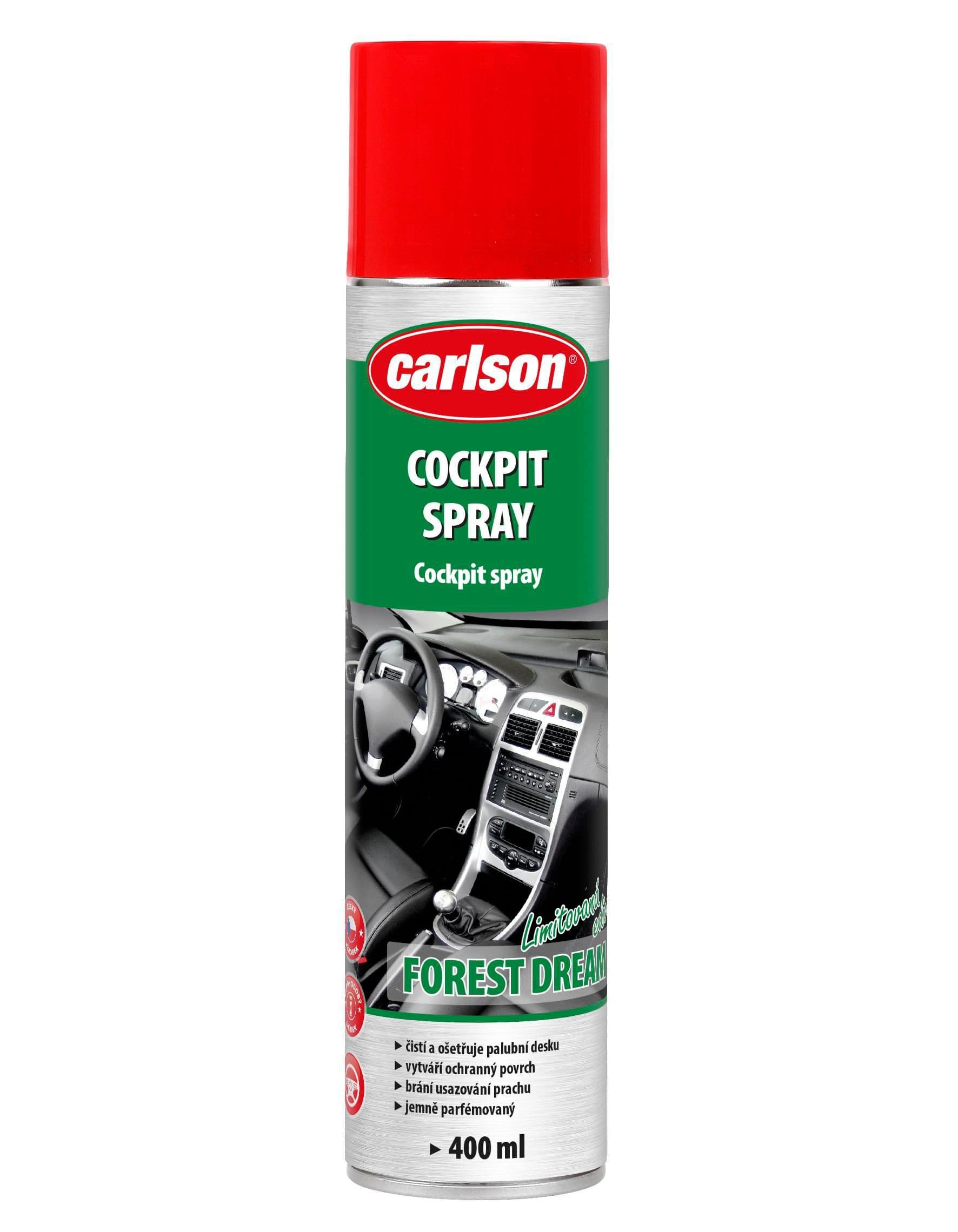 Carlson čistič palubní desky - Forest dream 400ml - aerosol