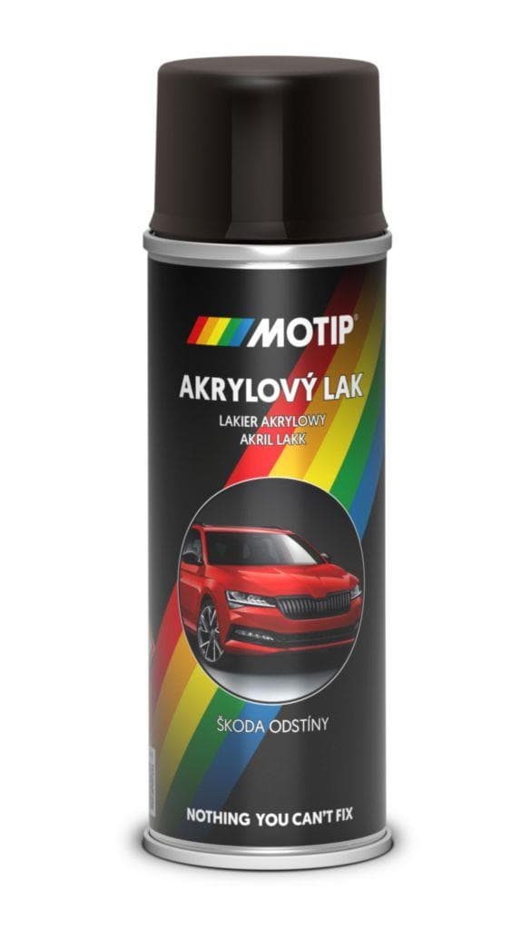 Motip Autosprej černá lesklá 200ml