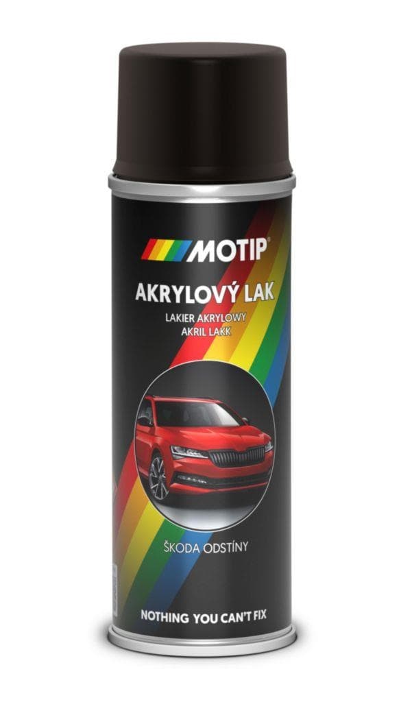 Motip Autosprej černá matná 200ml
