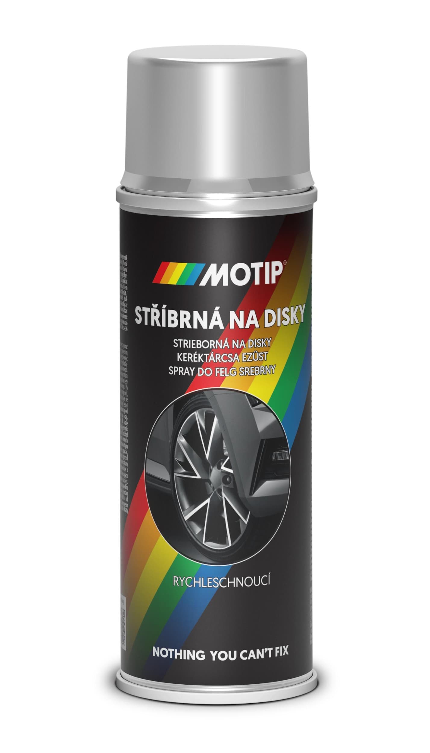Motip Autosprej na disky stříbrná 200ml