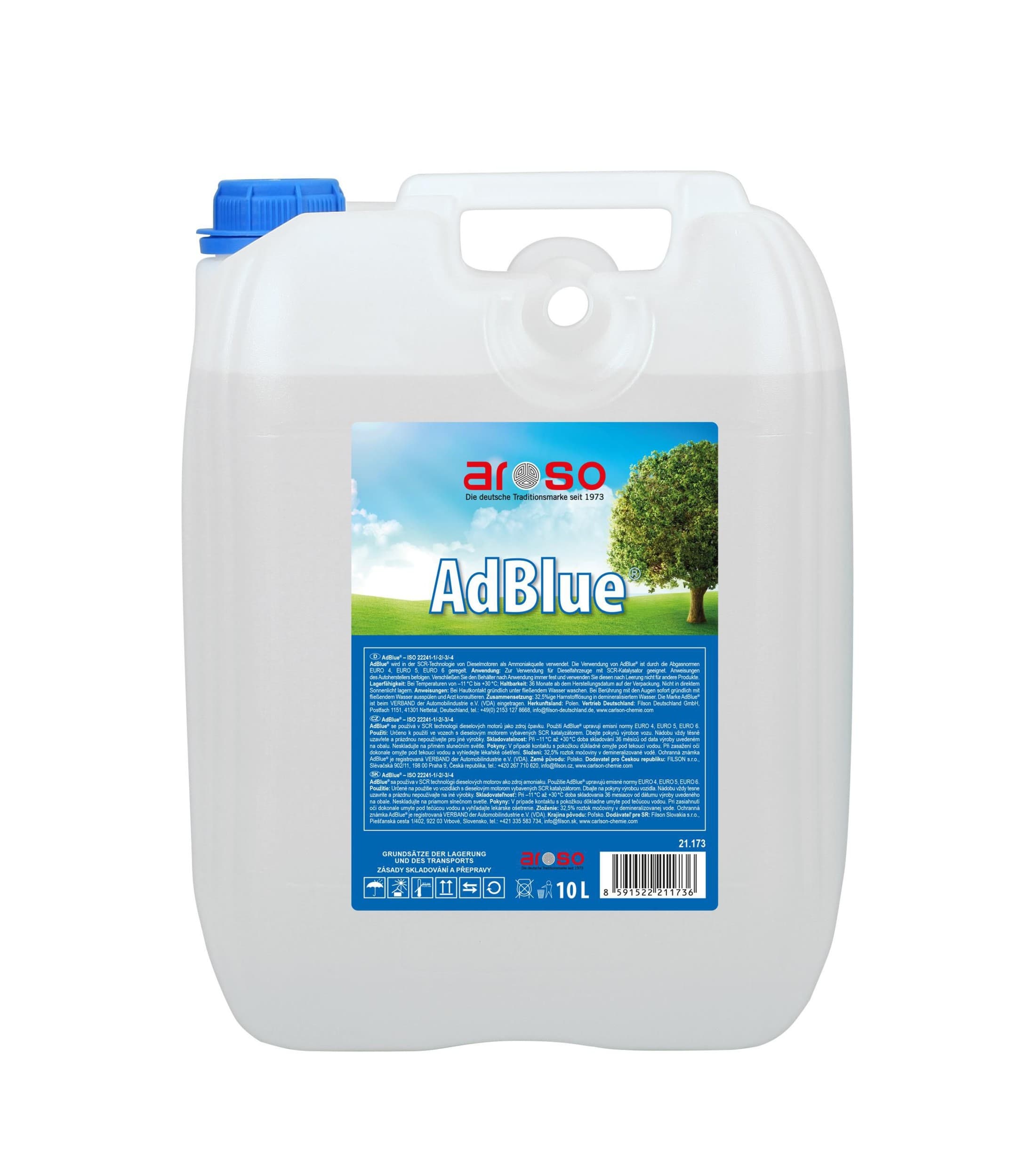 Aroso Adblue s výdejní hubicí 10 l