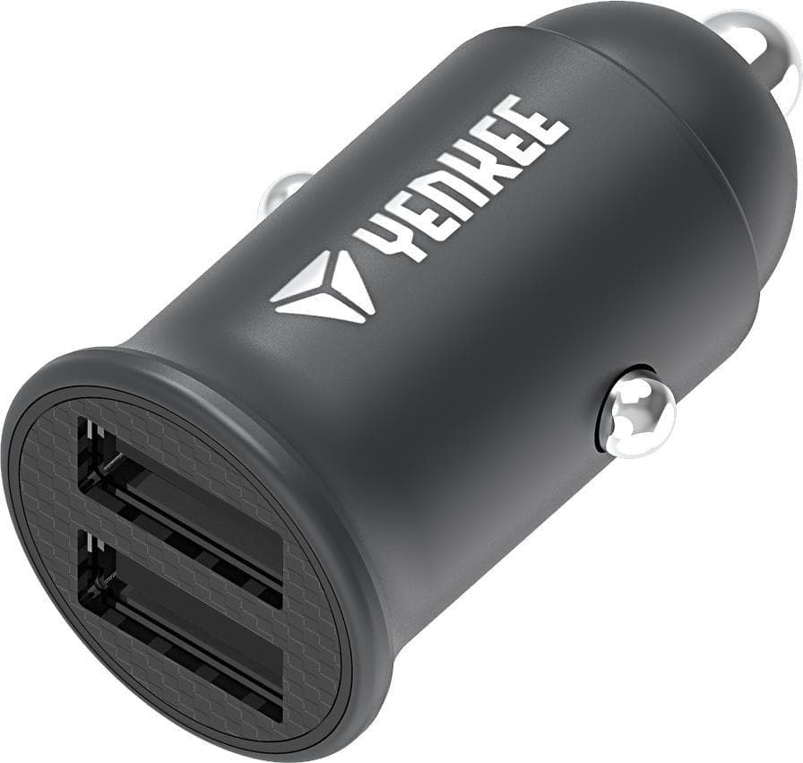 Yenkee YAC 2012 USB Autonabíječka 4000mA, Mini Duální USB autonabíječka 4A, 12/24V  / 4A / Multiple protection