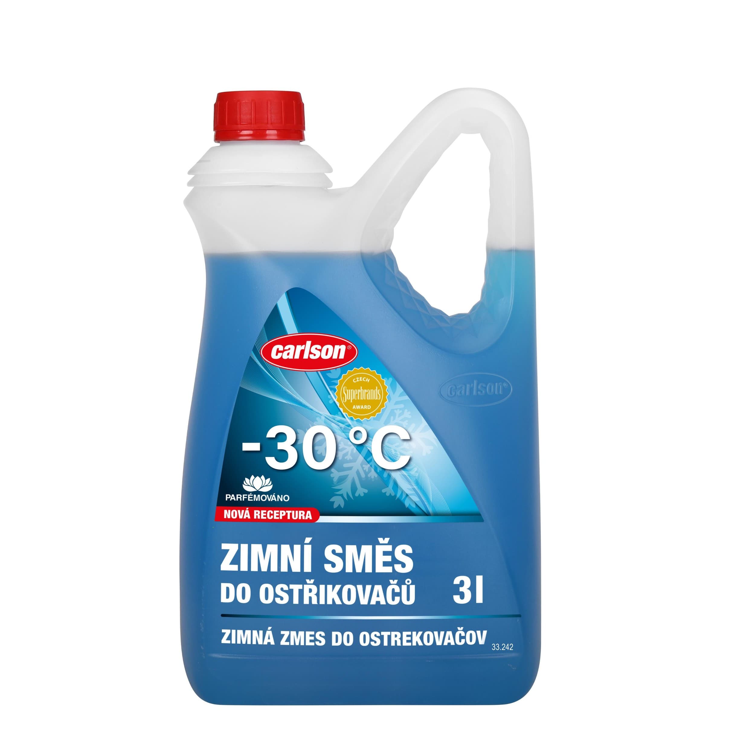 Nemrznoucí -30°C Zimní směs do ostřikovačů Carlson 3l
