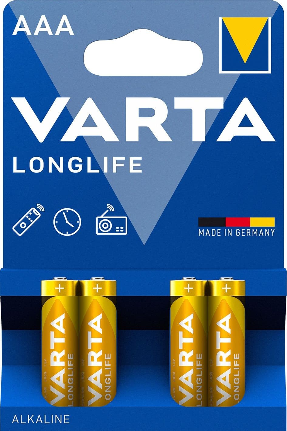 Varta Alkalické baterie Longlife AAA 4 ks