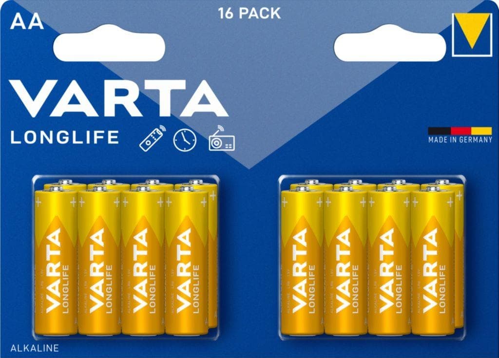 Varta Baterie AA Longlife 16 ks