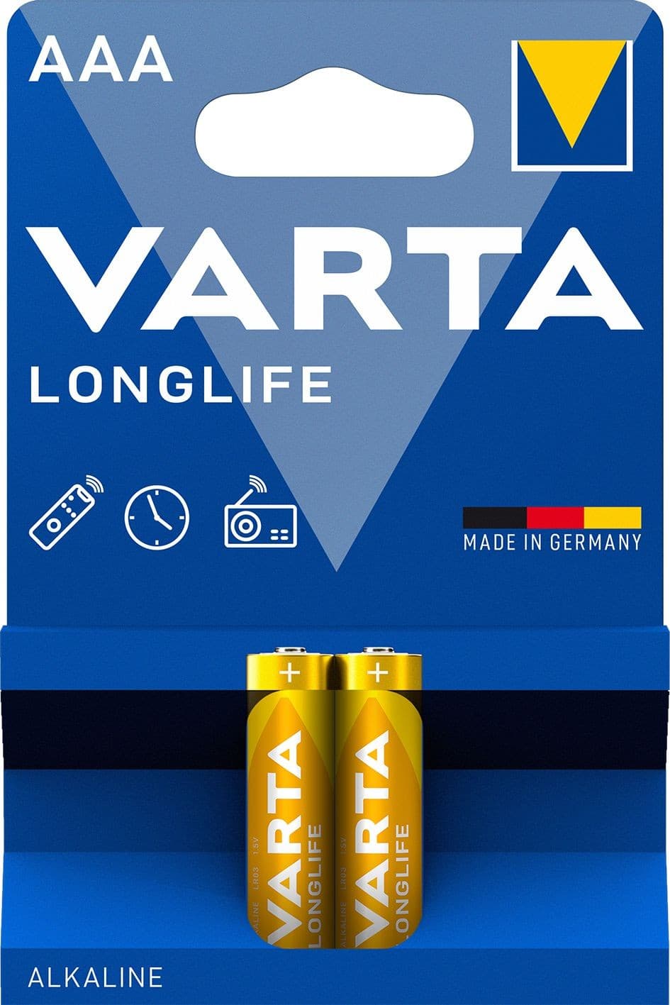 Varta Alkalické baterie Longlife AAA 2 ks