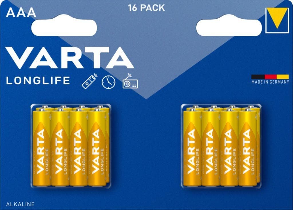 Varta Baterie AAA Longlife 16 ks