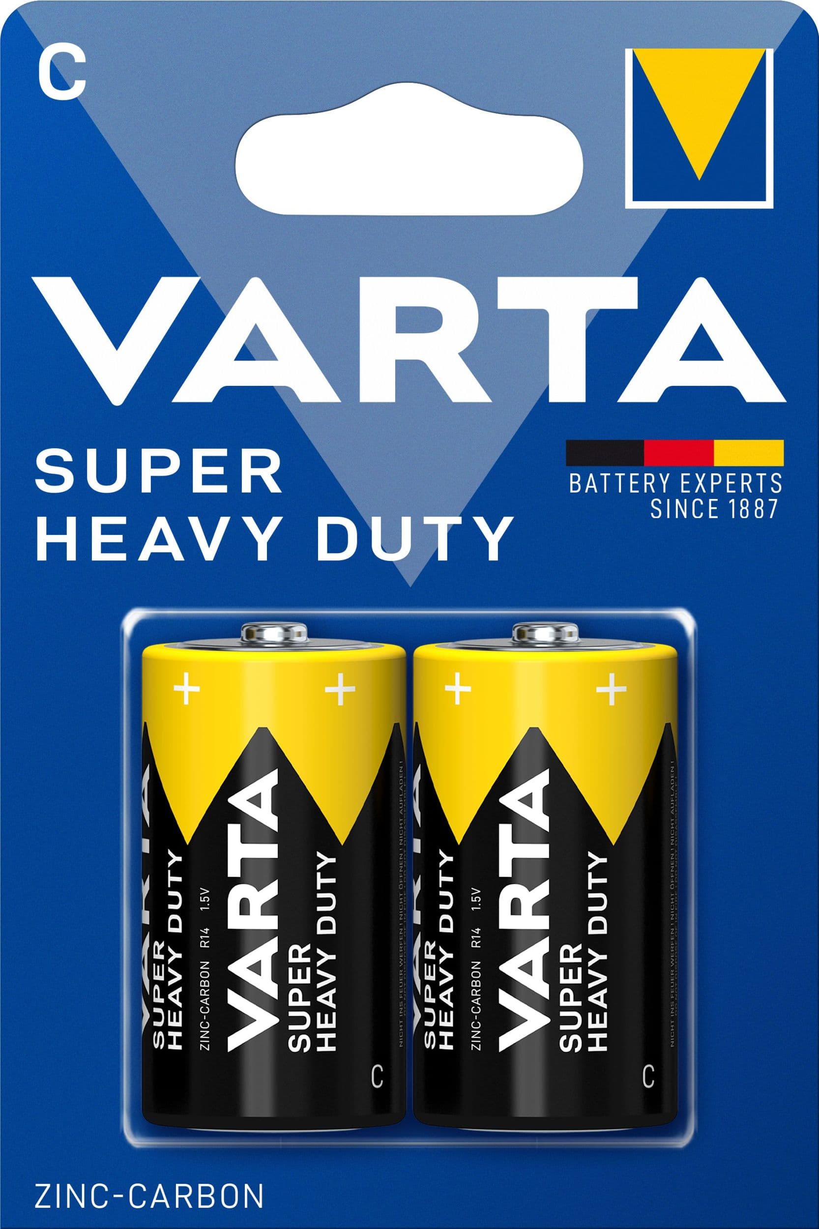 Varta Zinko-uhlíkové baterie Superlife C 2 ks