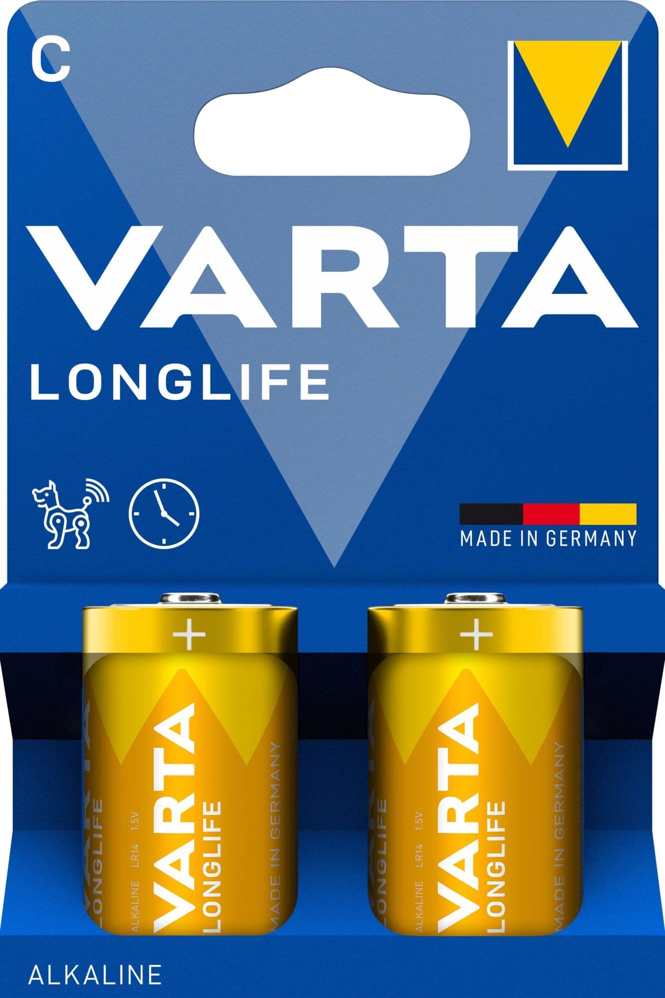 Varta Alkalické baterie Longlife C 2 ks
