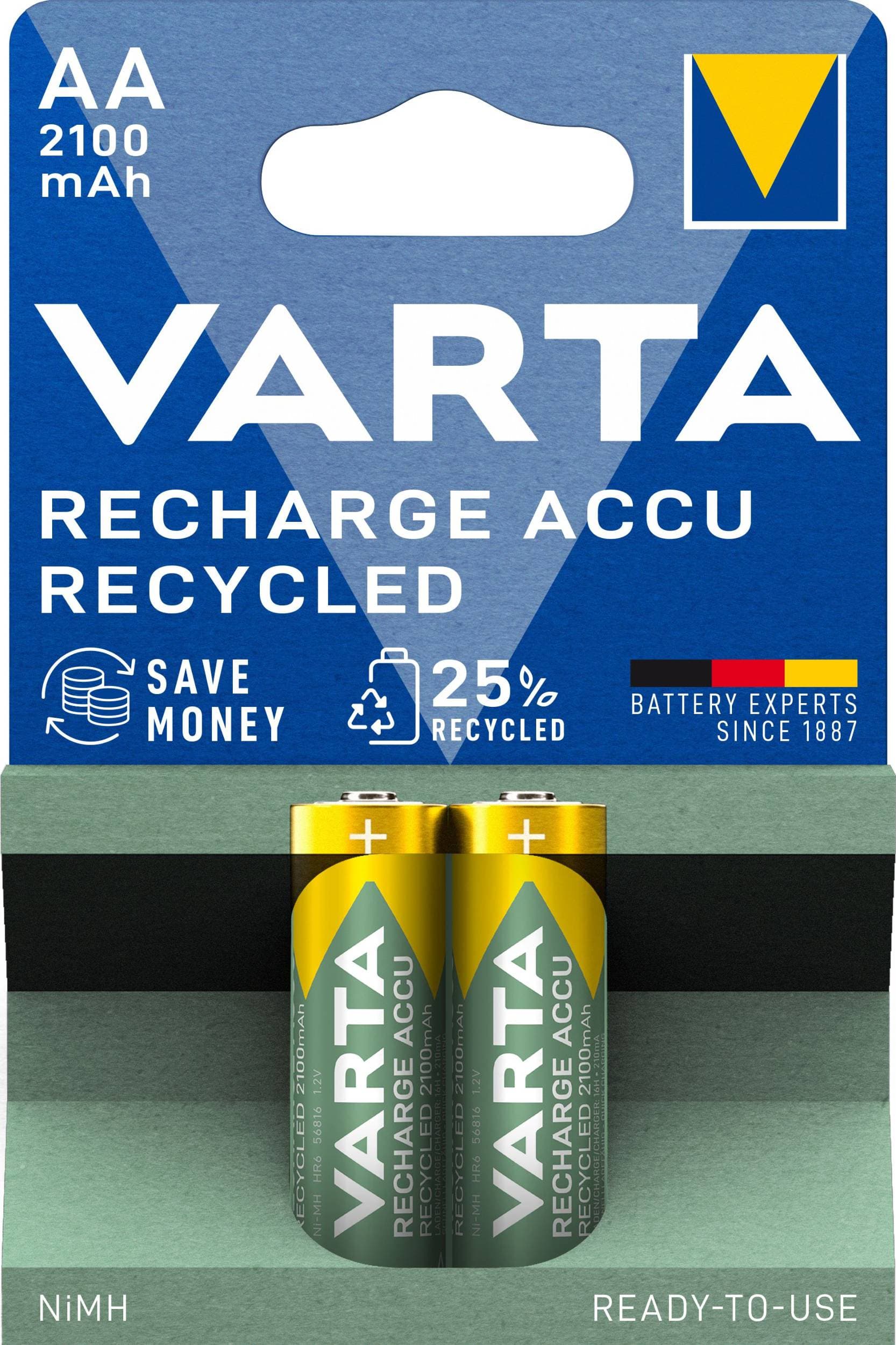 Varta Nabíjecí baterie AA Recycled Recharge Accu 2 ks