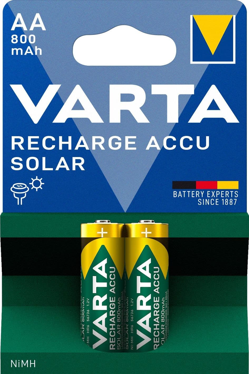 VARTA Dobíjecí baterie AA 800mAh BLI 2