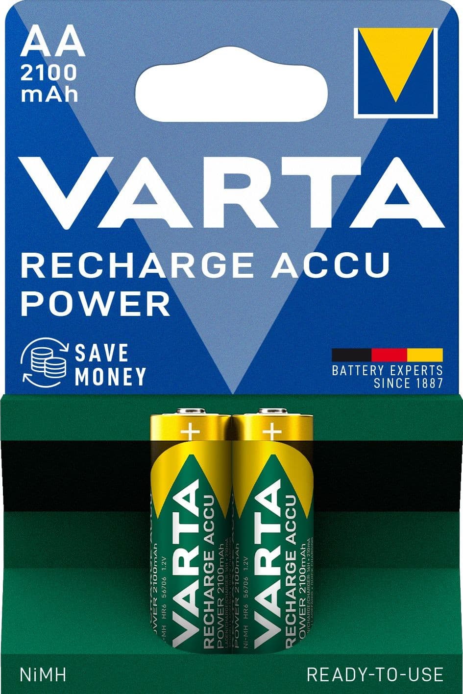 Varta Nabíjecí baterie Recharge Accu Power 2 AA 2100 mAh R2U