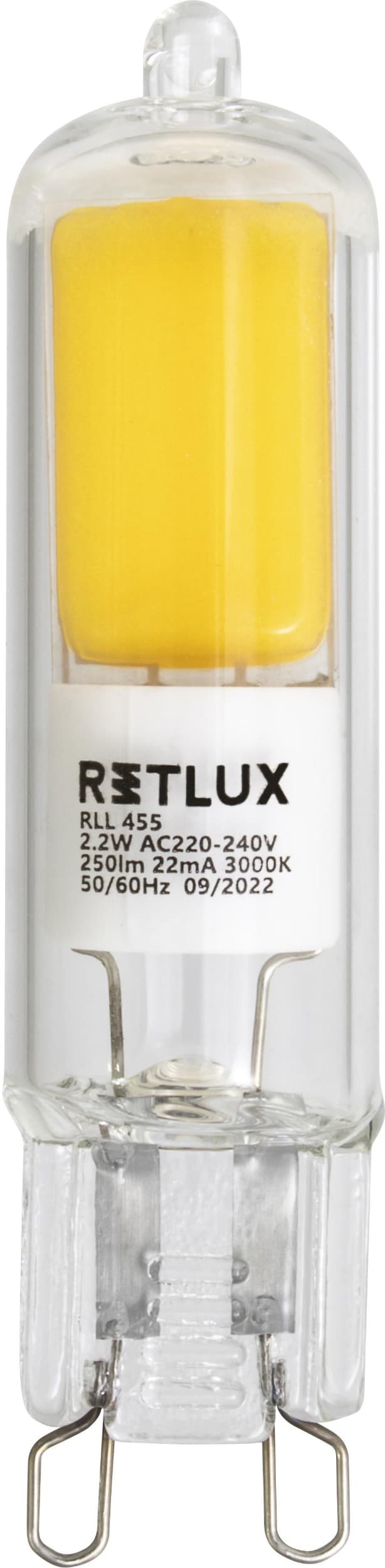 Retlux Led žárovka RLL 455 G9 2,2W