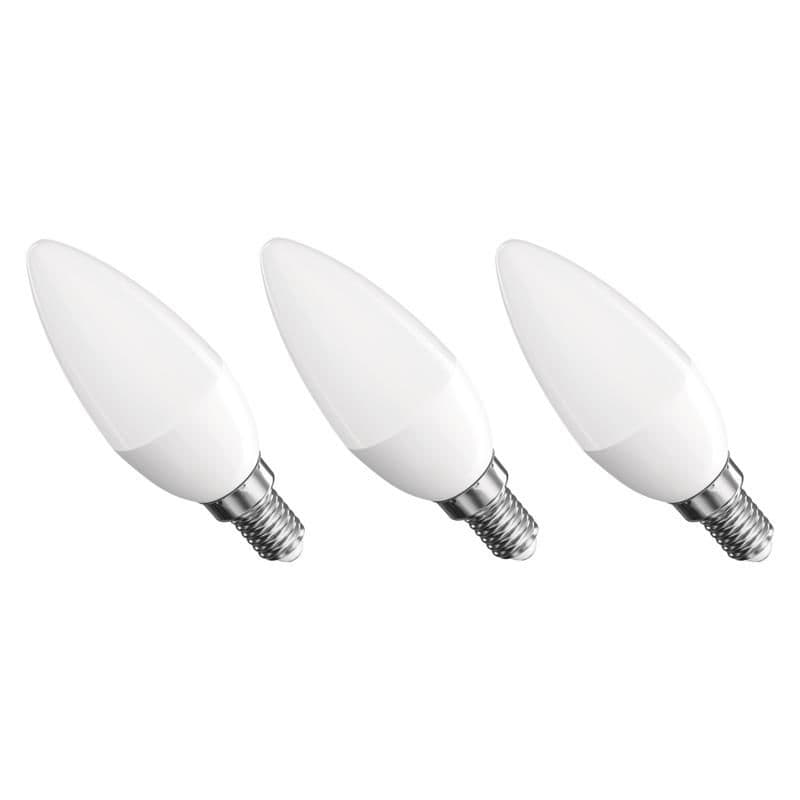 Emos LED CLS CANDLE 4,2W(40W) 470lm E14 NW 3PC