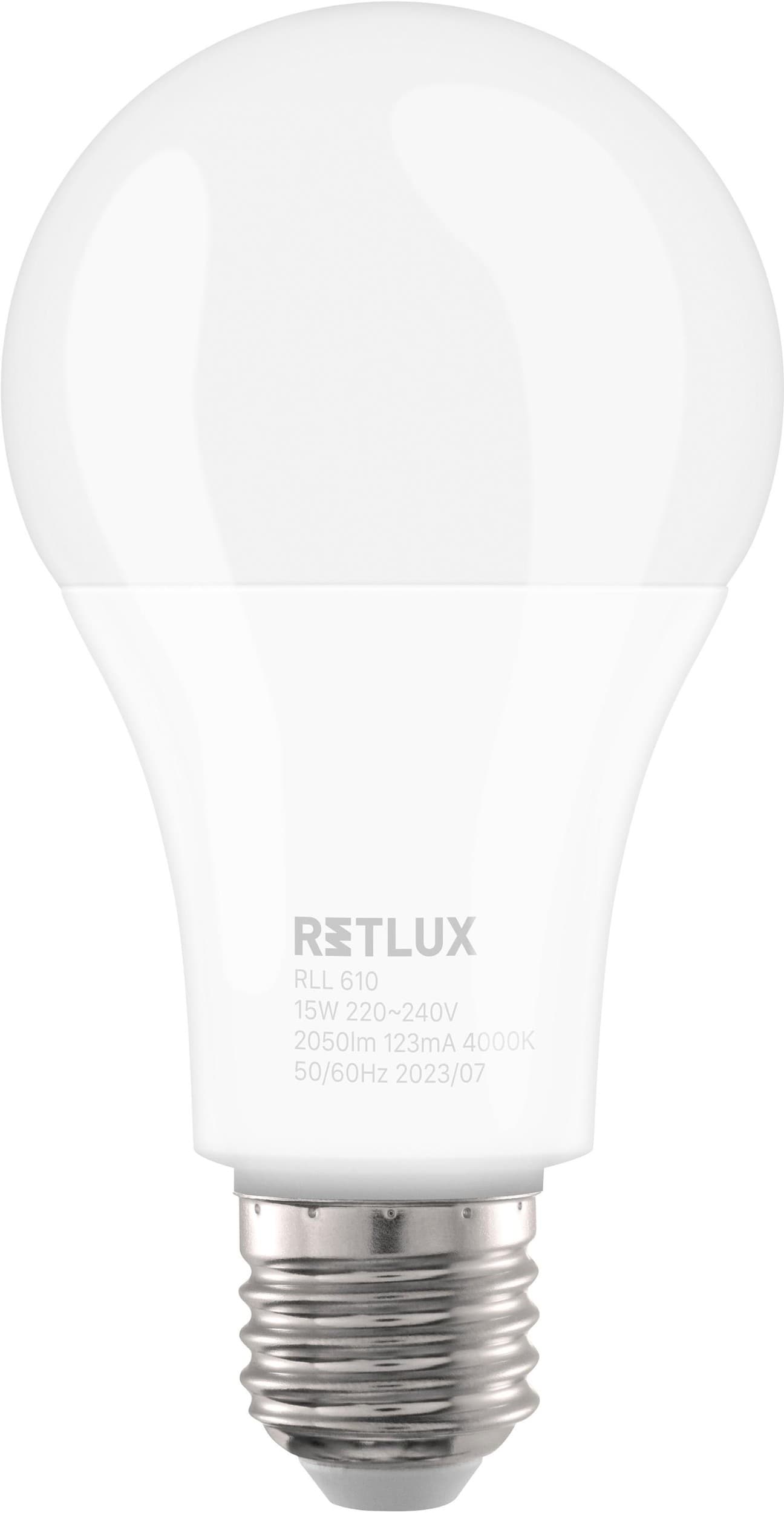 Retlux Led žárovka RLL 610 A70 E27 bulb 15W WW D