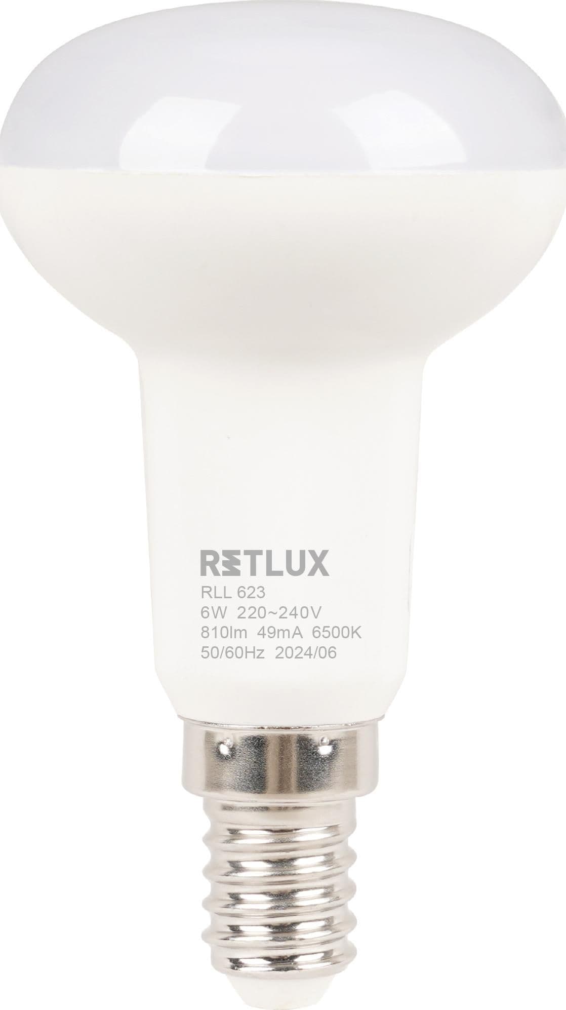 Retlux Led žárovka RLL 623 R50 E14 Spot 6W DL D