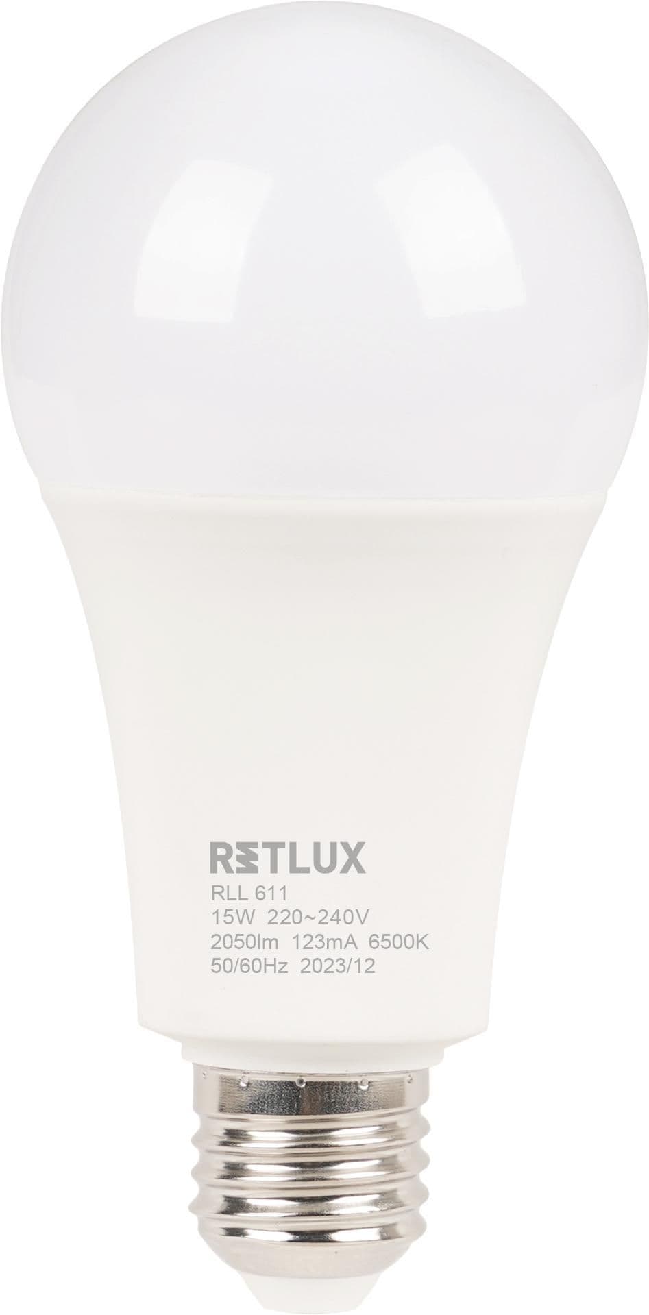 Retlux Led žárovka RLL 611 A70 E27 bulb 15W DL D