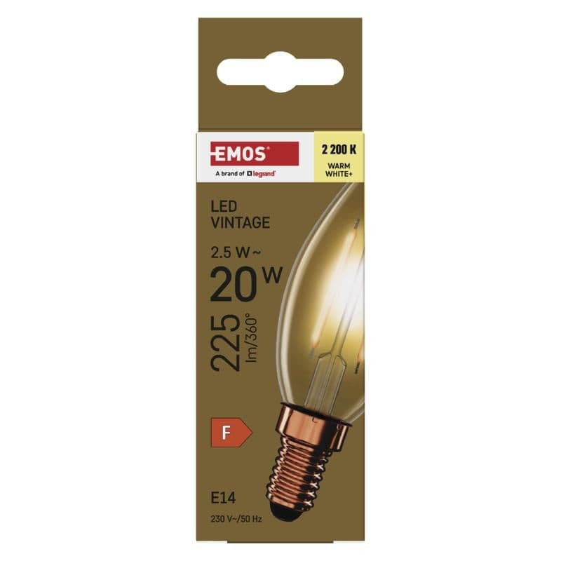 Emos LED VNT CANDLE 2,5W(20W) 225lm E14 WW+