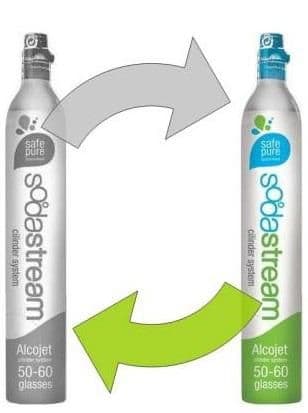 Sodastream Vyměnitelná bombička náhradní plyn CO2 výměnný 1 ks - modrá lahev