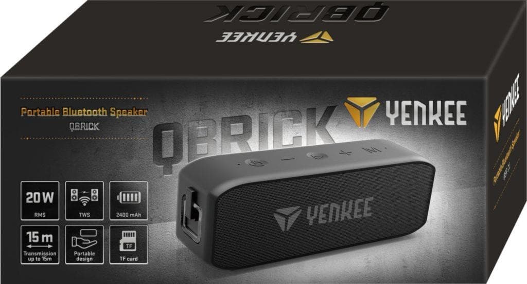 Yenkee BT reproduktor QBRICK YSP 3010BK 1 ks