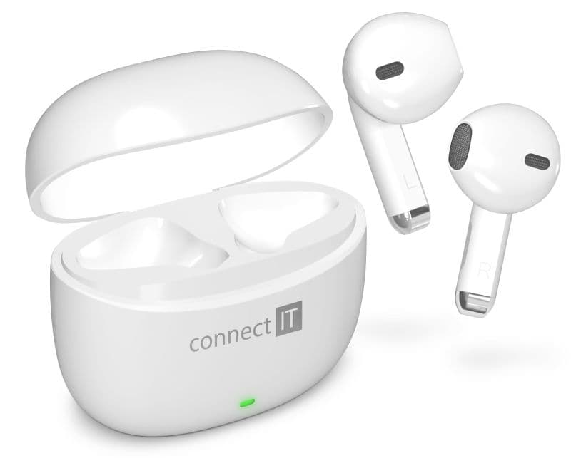 Connect It BT sluchátka True Wireless SonicBass bílá