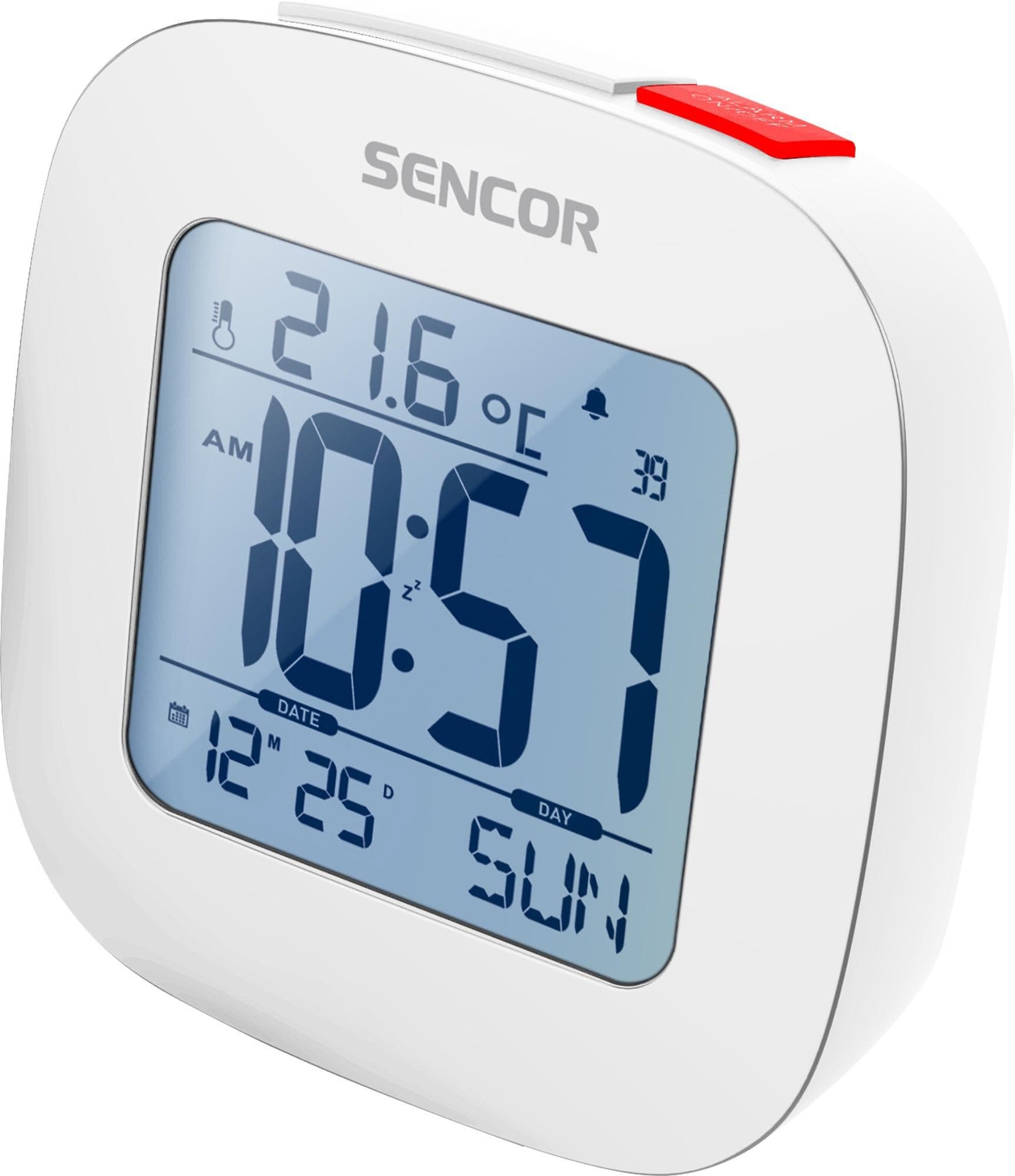 Sencor Hodiny s budíkem SDC 1200 W