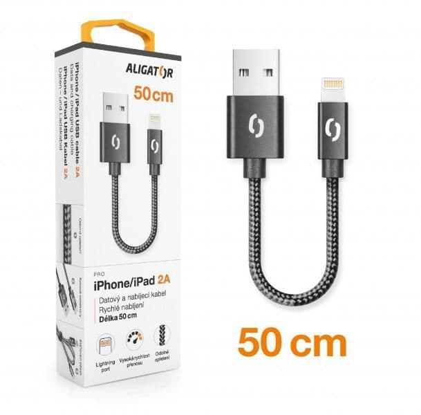 Aligator Premium jsou špičkové USB kabely v nejvyšší kvalitě s možností rychlého nabíjení 2A