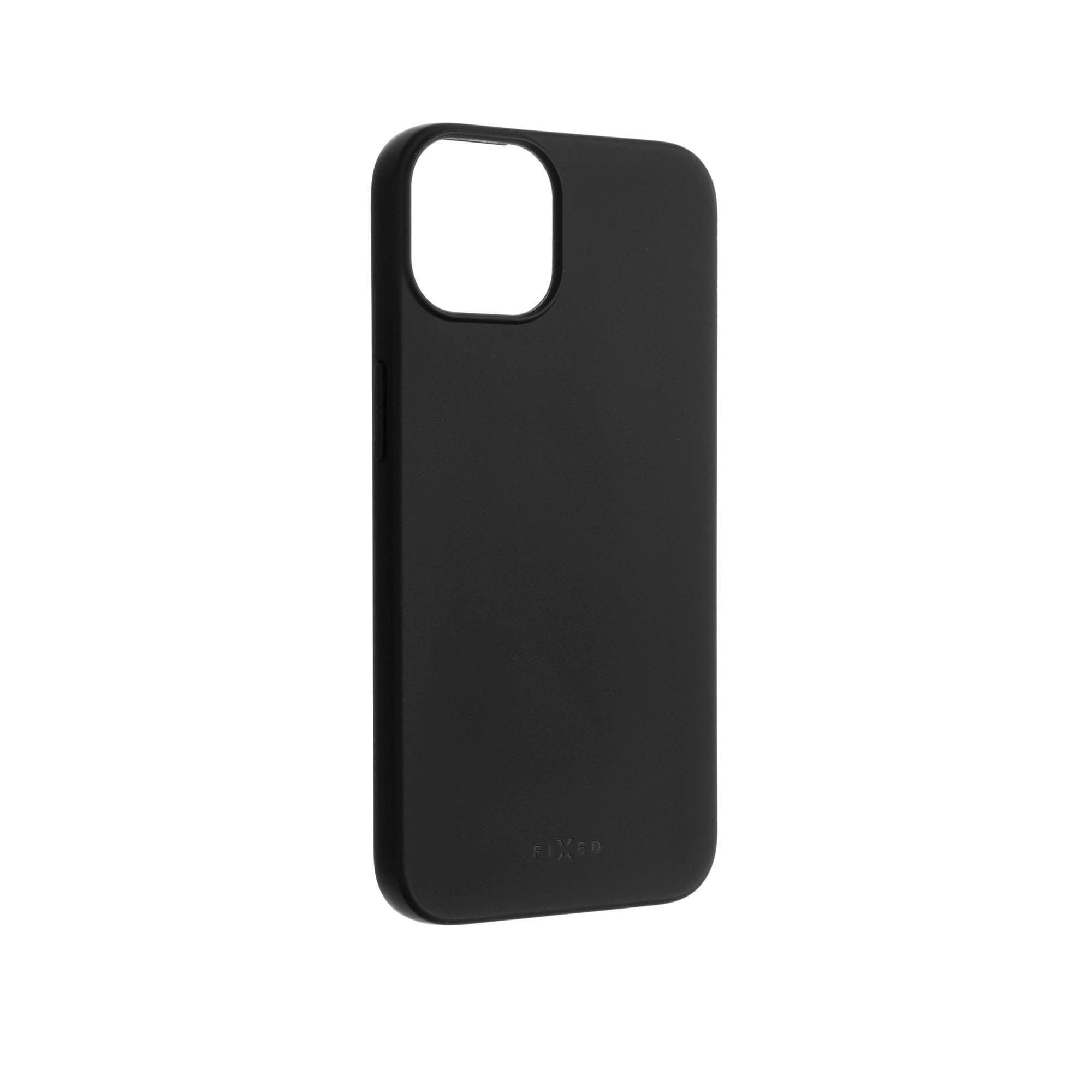 Fixed Zadní pogumovaný kryt Story pro Apple iPhone 13, černý