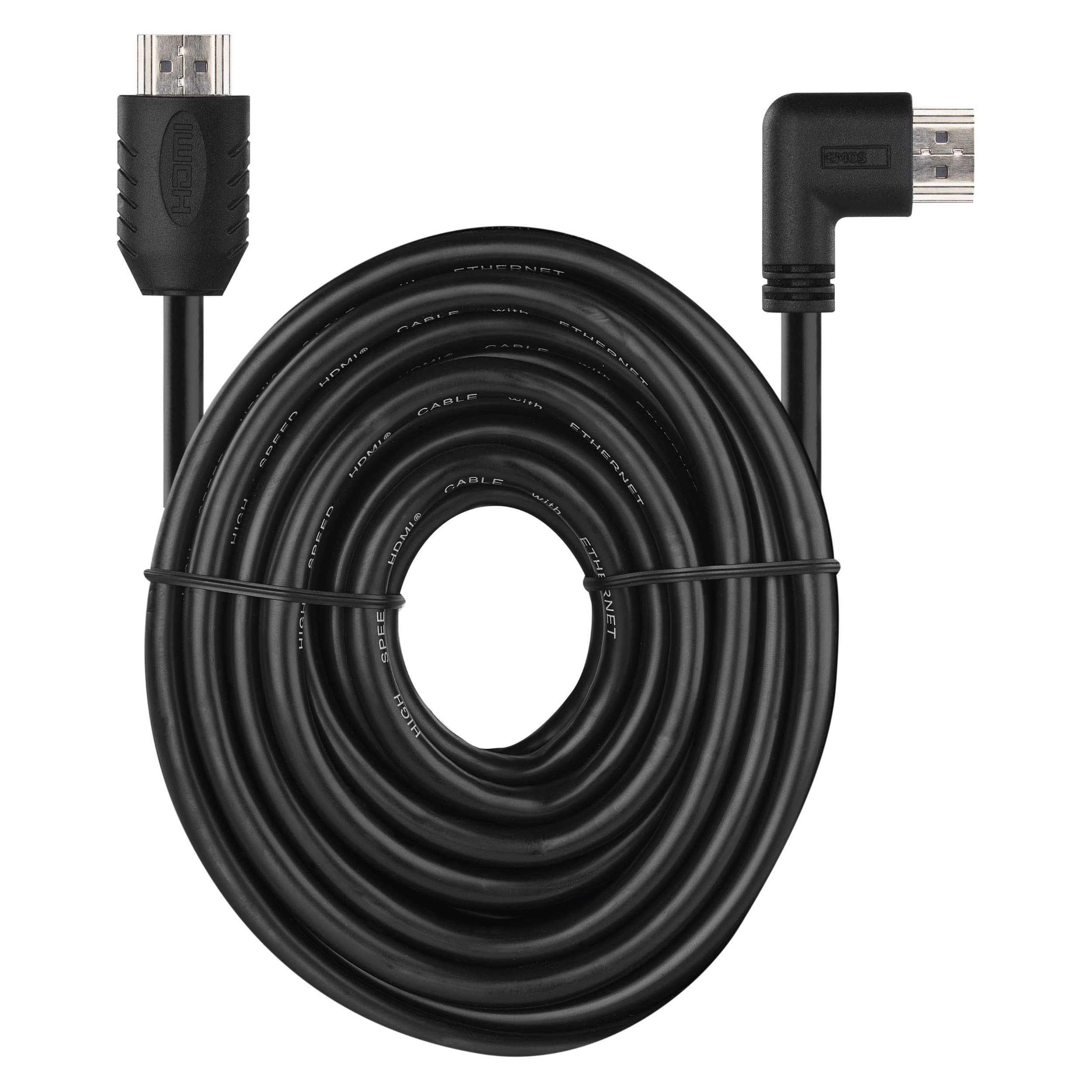 Emos HDMI kabel 2.0 A/M-A/M 90° 5M