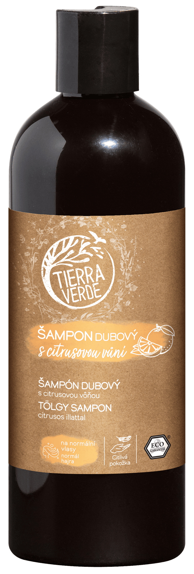 Tierra Verde Dubový šampon na normální vlasy s citrusovou vůní