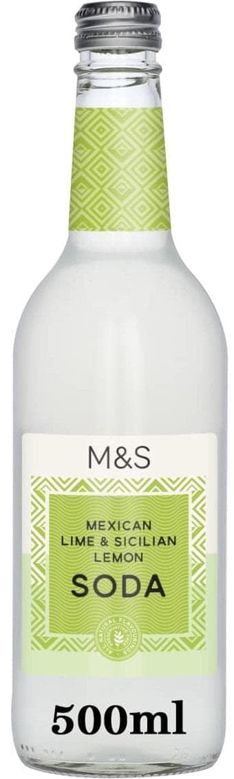 Marks & Spencer Přírodní pramenitá voda s limetkovou a citronovou šťávou, perlivá