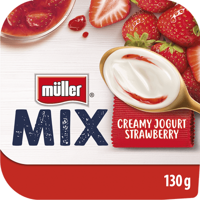 Müller MIX jogurt s jahodami (3,6%)