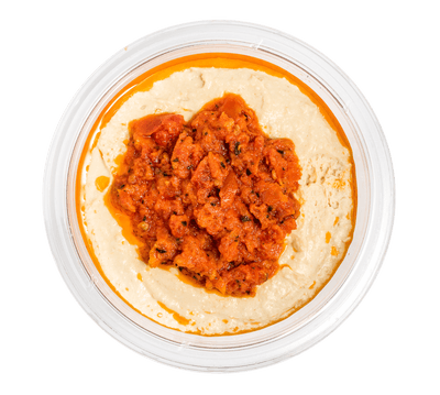 Table foods Hummus s rajčatovou bruschettou