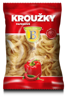 Originální hospodské brambůrky Kroužky paprikové