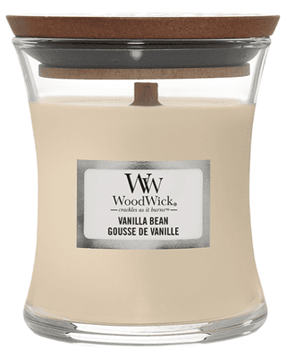 Wood Wick Vanilla Bean svíčka váza malá