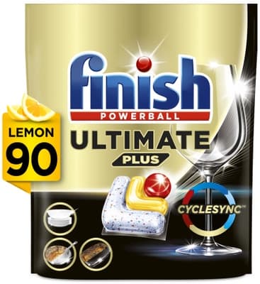 Finish Ultimate Plus All-in-1 kapsle do myčky na nádobí Lemon