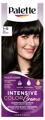 Schwarzkopf Palette Intensive Color Creme permanentní barva na vlasy 1-0 Černý