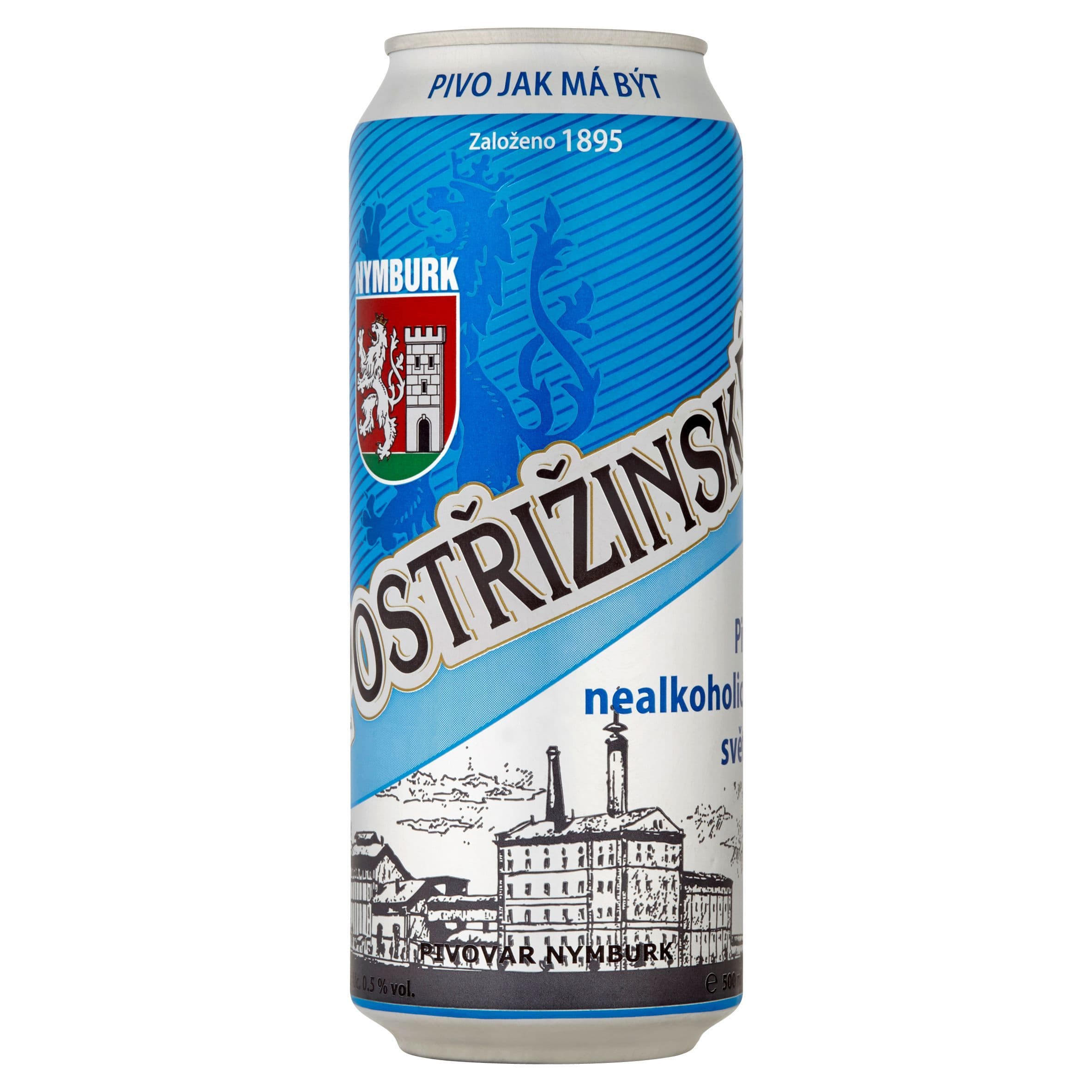 Postřižinské Pivo nealkoholické světlé 0,5 l