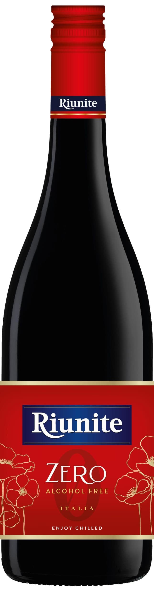 Riunite Carbonated Rosso Dealcoholized Wine Based 0,75l