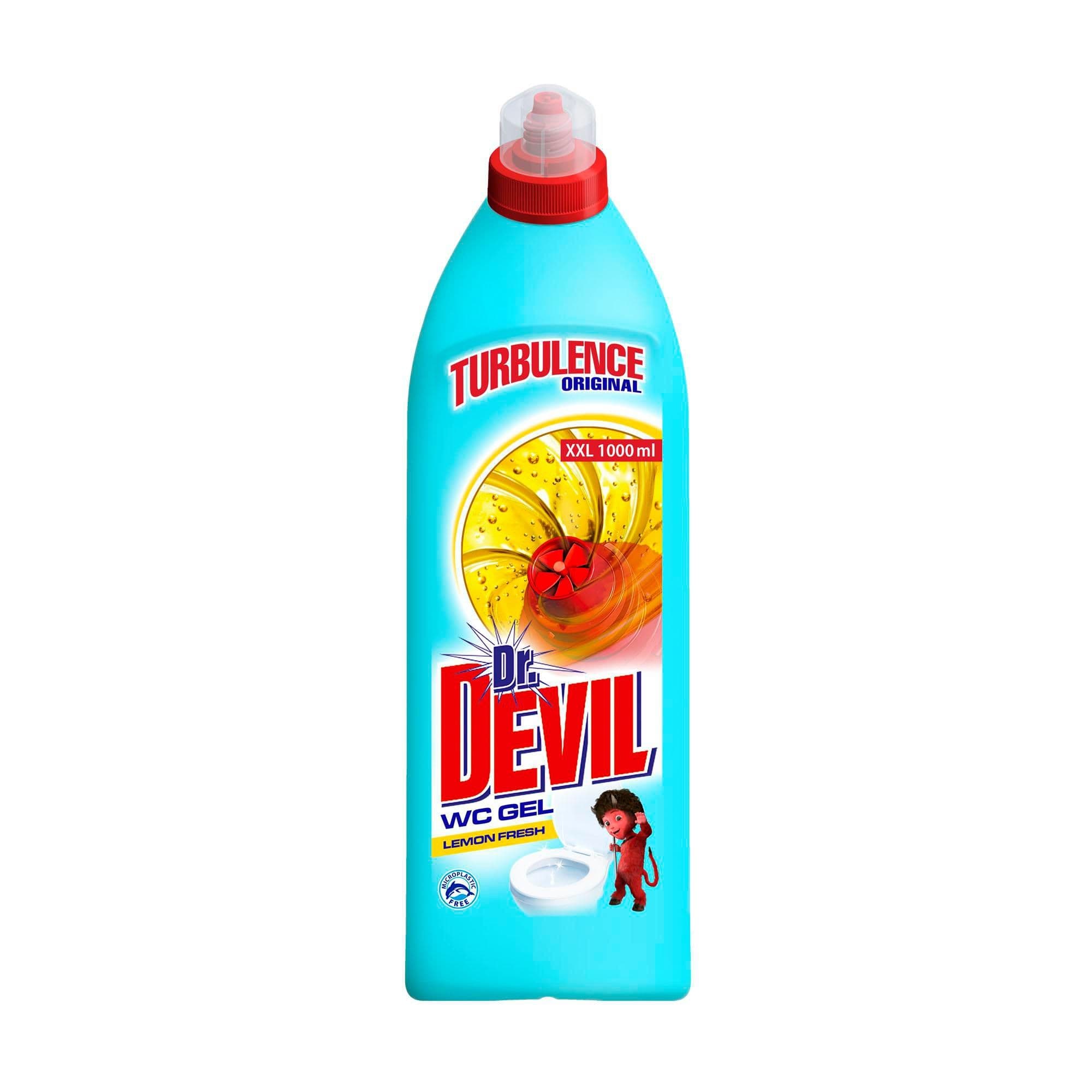 Dr. DEVIL WC GEL TURBULENCE Lemon fresh 1000ml