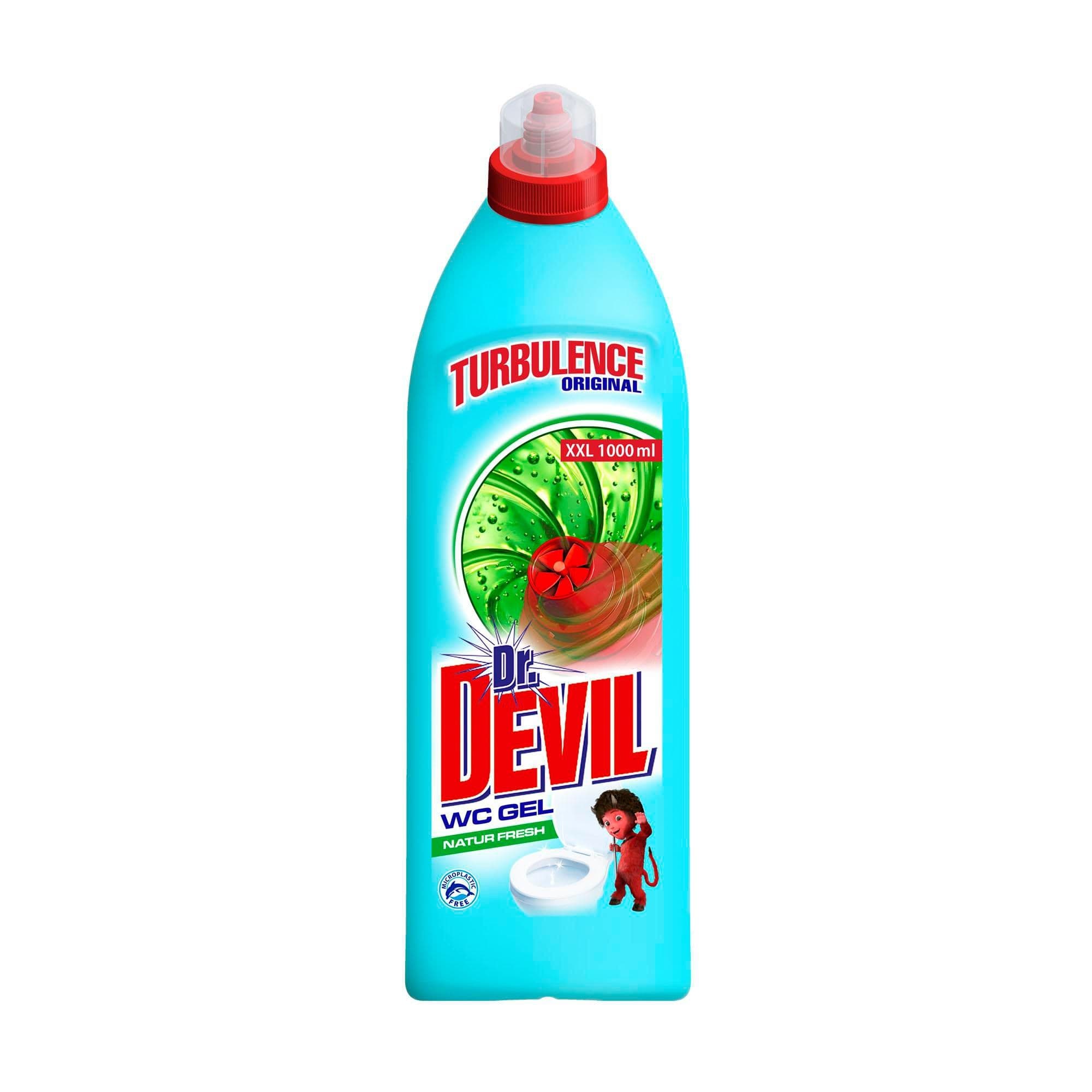 Dr. DEVIL WC GEL TURBULENCE Natur fresh 1000ml